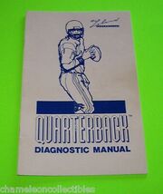 Leland Quarterback Vintage 1987 Video Arcade Game Service Manual Diagnostic - $8.09