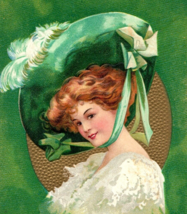 c1910 Embossed The Wearing of Green Ellen Clapsaddle Postcard - $21.78