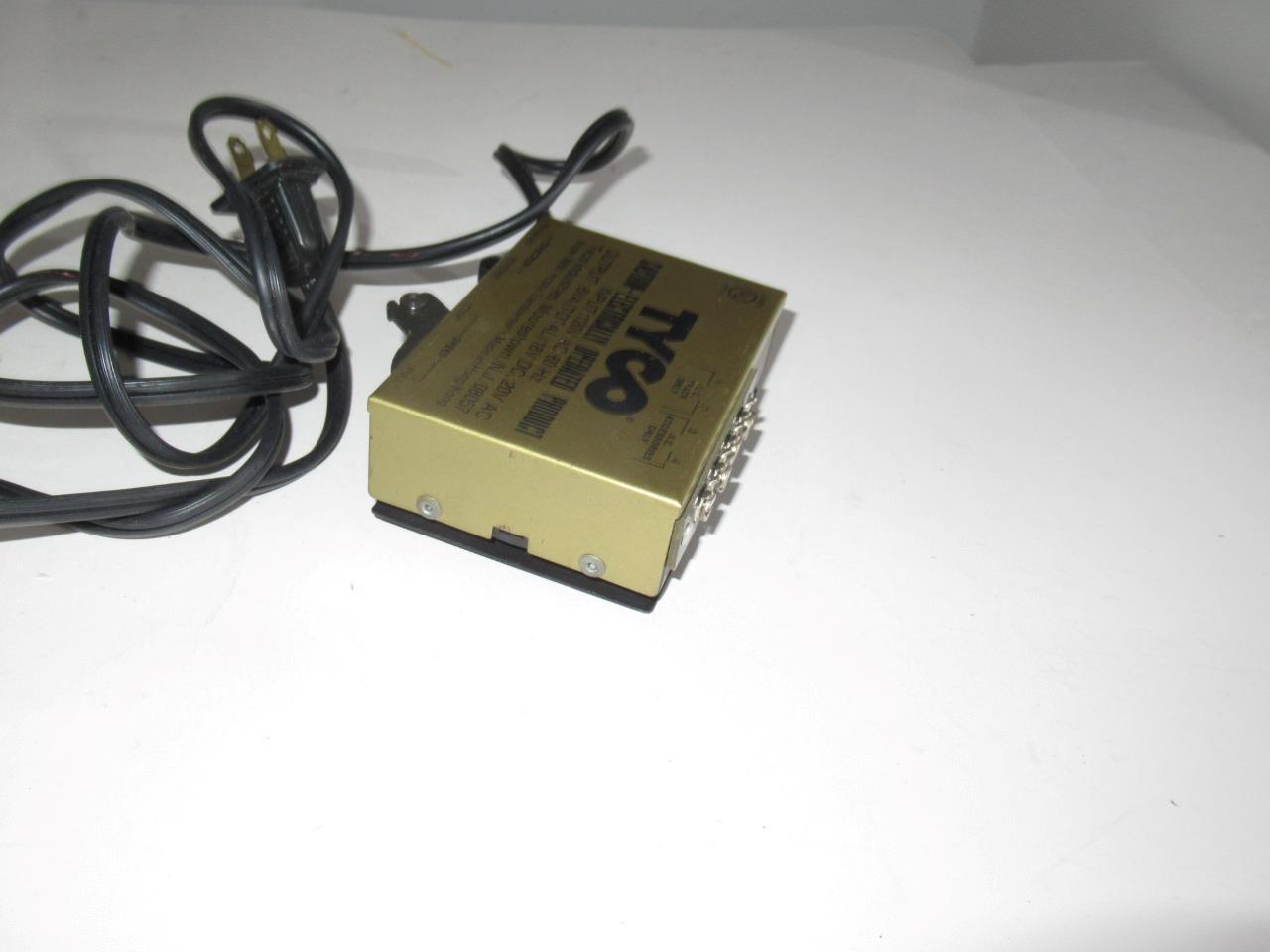 HO TRAINS- VINTAGE TYCO HO/N TRANSFORMER 18VDC / 20V AC OUT- EXC. -M15 - $10.93