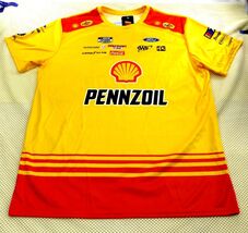 NWT Team Penske NASCAR Pennzoil Race Team Issued Shell Racing Shirt XL - $46.36 CAD