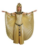 Women&#39;s Cleopatra Dress Theater Costume Large Gold - £423.65 GBP+