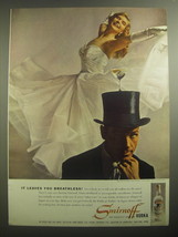 1959 Smirnoff Vodka Ad - Rod Alexander and Bambi Lynn - $18.49