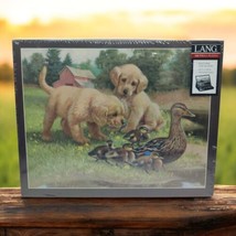 New Golden Retriever Puppies Ducks Follow The Leader 500 Piece Jigsaw Puzzle - £26.44 GBP