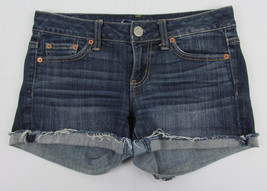 American Eagle jean shorts short shorts denim cut offs Daisy Dukes Womens 2 - $9.85