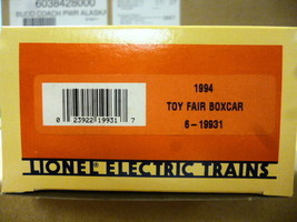 LIONEL 6-19931 1994 TOY CAR BOXCAR NEW IN BOX - B2 - $18.91