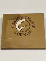 Vintage Matchbook Cover  Horse &amp; Chaise Lounge  Sarasota, Fl   gmg  foxing - $9.90