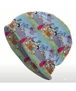 Beanie Hat Soft Lightweight Multicolor Vintage Small Character Flintstones - $15.42 CAD