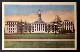 Court House and City Hall Denver Colorado Postcard - £2.61 GBP