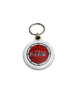 Vintage Collectible Coca Cola Red &amp; White Plastic Keychain - £7.23 GBP