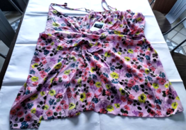 Miken Swim Pink Multicolor Beach Cover Up Size L - £12.52 GBP