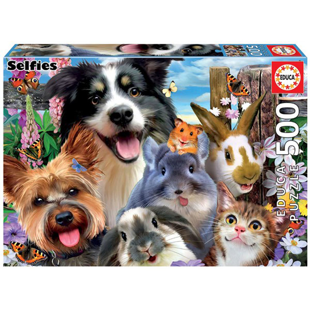 Educa Yard Buddies Selfie Jigsaw Puzzle 500pcs - $42.41