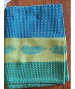Hand loom from india ducks green blue yellow Tea Kitchen Dish Hand Towel... - £5.46 GBP