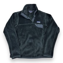Patagonia Re-Tool Snap-T Polartec Fleece Pullover Womens S Black STY25442 - £30.96 GBP