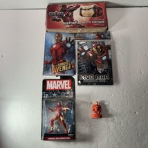 Lot of 5 Iron Man Items, Figure, Journal, Eraser, Photo Album and VR Viewer - $19.35