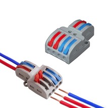 Quick Wiring Cable Connector Push-In Conductor Terminal Block For Electrical - £28.28 GBP