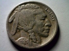 1925-S Buffalo Nickel F/VF Fine / Very Fine Nice Original Coin From Bobs Coins - $43.00