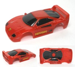 1991 Tyco Ferrari F-40 Ho Slot Car Red Body & Very Detailed A+ - $14.99