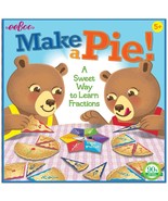 Eeboo Make a Pie Spining Game 5+ Best Toy Award A Sweet to Learn Fractions - $456.94 MXN