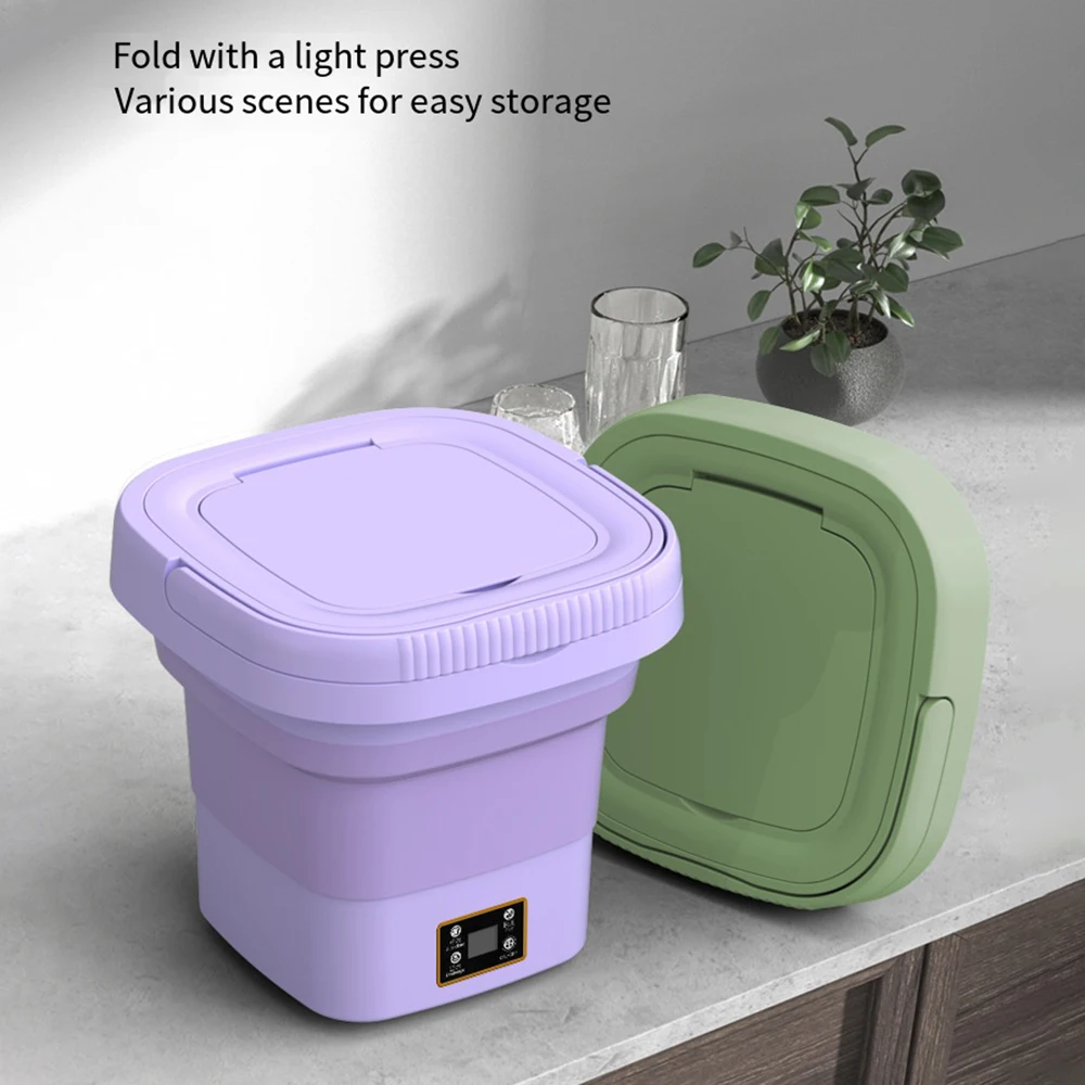 9L Travel Home Portable Washing Machine with Dryer for Clothes Underwear... - £47.17 GBP+