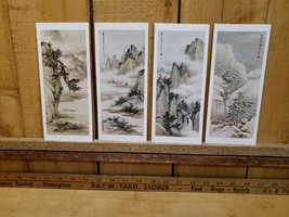 RARE Huang Chun-Pi Christmas/New Year Cards 12 Cards &amp; Envelopes Origina... - $402.94
