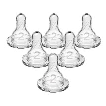 Dr.Brown’S Natural Flow Level2 Narrow BabyBottle Silicone Nipple,Medium Flow 6Pc - £14.38 GBP