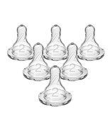 Dr.Brown’S Natural Flow Level2 Narrow BabyBottle Silicone Nipple,Medium ... - $17.99