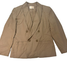 Pendleton Blazer Womens 8 Brown Wool Double Breasted  Suit Jacket Buisness USA - £13.77 GBP