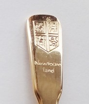 Collector Souvenir Spoon Canada Newfoundland Coat of Arms Goldtone - £3.98 GBP