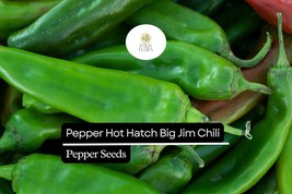 25 Hatch Big Jim Pepper Seeds – Capsicum annuum – Mild to Medium Heat, H... - $7.19