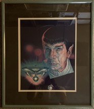 Star Trek Leonard Nimoy Mr. Spock photo in custom frame - £79.64 GBP