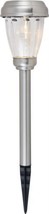 Pathway Light Post Contemporary Silver Pack 6 Plastic Outdoor LED - £87.55 GBP