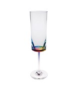 Set of Four Rainbow Geometric Acrylic Stemmed Flutes - $1,329.71 MXN