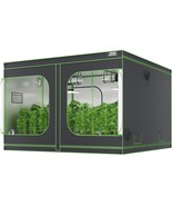 VEVOR 10x10 Grow Tent, 120&#39;&#39; x 120&#39;&#39; x 80&#39;&#39;, High Reflective 600D Mylar ... - $637.05 CAD
