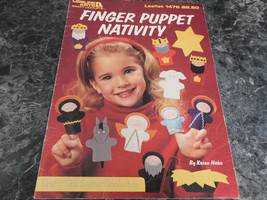 Finger Puppet Nativity book 5 by Karen Hahn Leaflet 1476 - £2.39 GBP