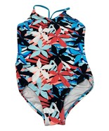 Kanu Girls 12 One Piece Rowan Blue Orange Floral Tropical - €10,43 EUR