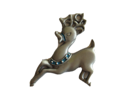 GLORIA DUCHIN Genuine Pewter The Legend of the Reindeer Ornament 2004 USA made - £7.58 GBP