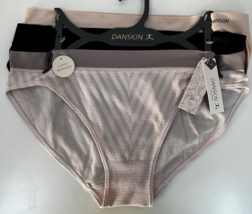 Danskin Intimates Comfy Seamless Stretch Bikinis S L XL - £15.64 GBP