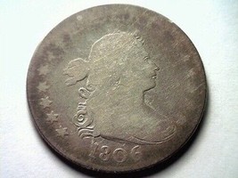 1806 Draped Bust Quarter G Good Browning 9-A Nice Original Coin From Bob&#39;s Coins - £332.28 GBP