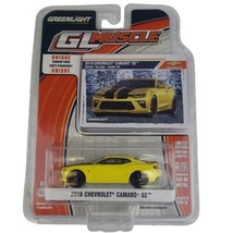 GREENLIGHT GL MUSCLE 2016 CHEVROLET CAMARO SS With Unique Trading Card - $11.29