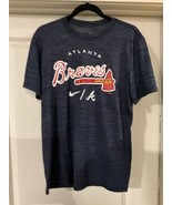 Nike Dri Fit Atlanta Braves T-shirt Size Medium - $636.04 MXN