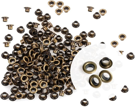 CRAFTMEMORE 1/8 Inch ID Grommets Eyelets 3MM Hole Self Backing Eyelet for Bead C - £13.22 GBP
