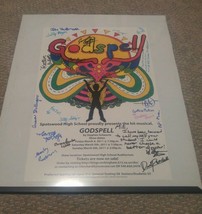 Godspell Cast Signed Spotswood High School Play Poster Virginia Rare - $31.99