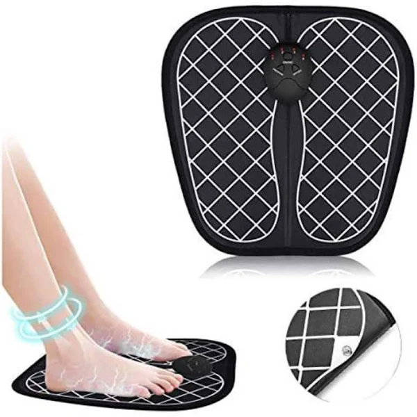 EMS ELECTRIC FOOT MAT MASSAGER Portable Foldable Battery Operated Pain R... - €12,85 EUR