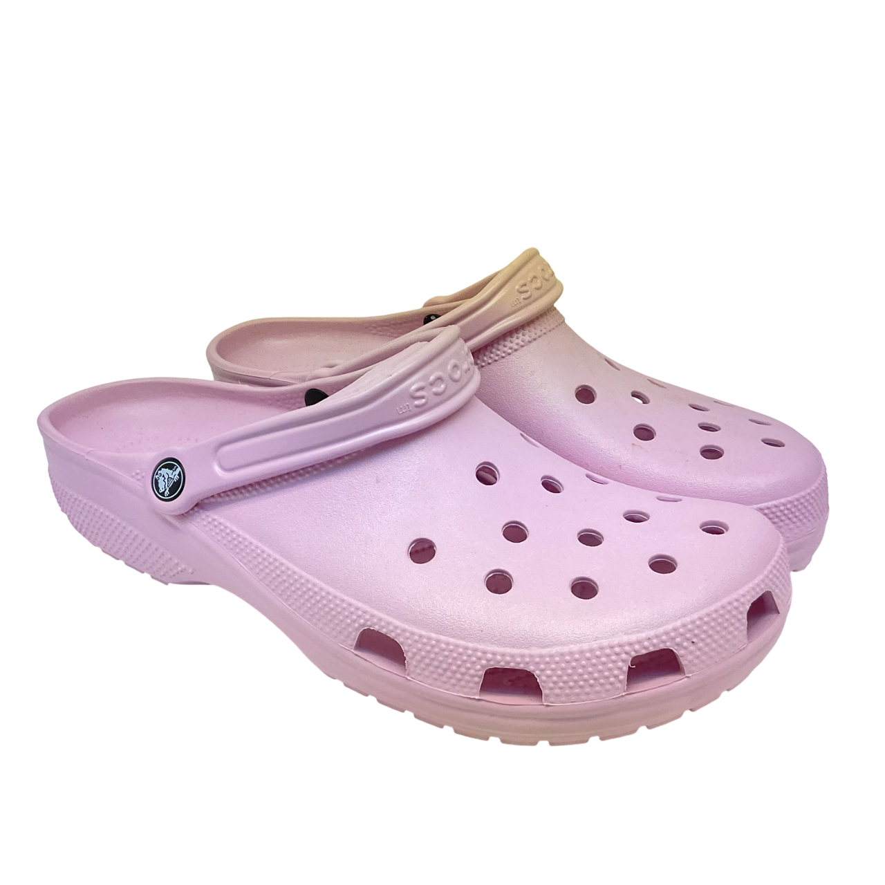 Crocs Men&#39;s Slip-On Classic Clog Sandals Light Pink Size 13M - $47.49