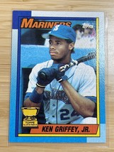 1990 Topps Mariners Ken Griffey Jr. 1 RC #336 Bloody Scar Error Card Elbow 1 - £17.41 GBP