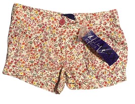 Miley CYRUS/MAX Azria white/red Summer Floral Shorts - £3.94 GBP