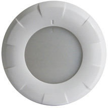 Lumitec Aurora LED Dome Light - White Finish - White/Blue Dimming [101075] - £69.60 GBP