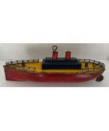 1930s Bing Tin Windup Toy Cruise Ship, Works Slowly,  Arnold Marklin Clo... - $270.00