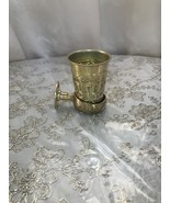 Handmade brass engraved mug for drinks, milk and cocktails - $24.62