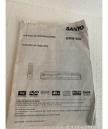 Sanyo DRW 500 manual - $29.69